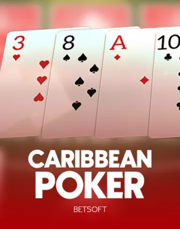 Carribean Poker live game by Betsoft